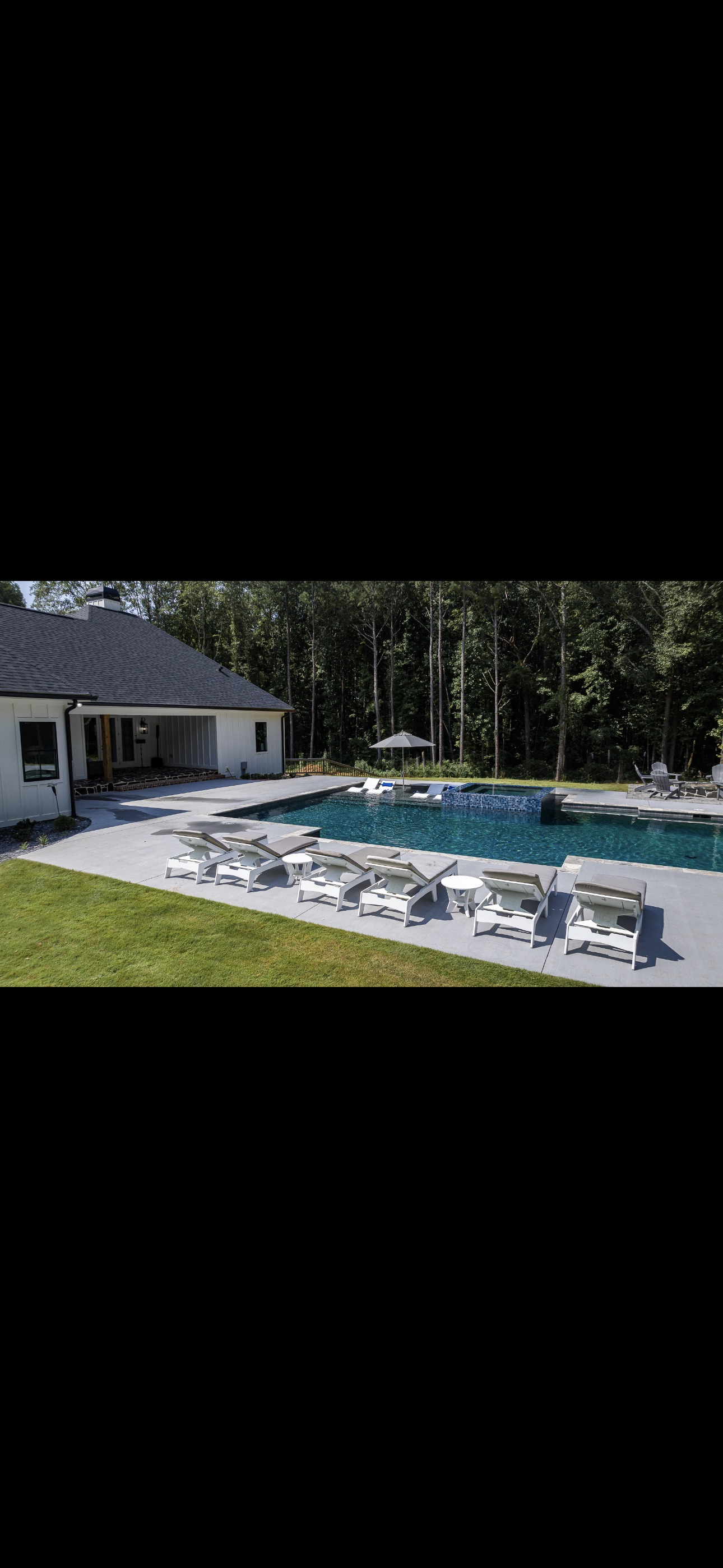 Resort-Style Pool with Sun Shelf