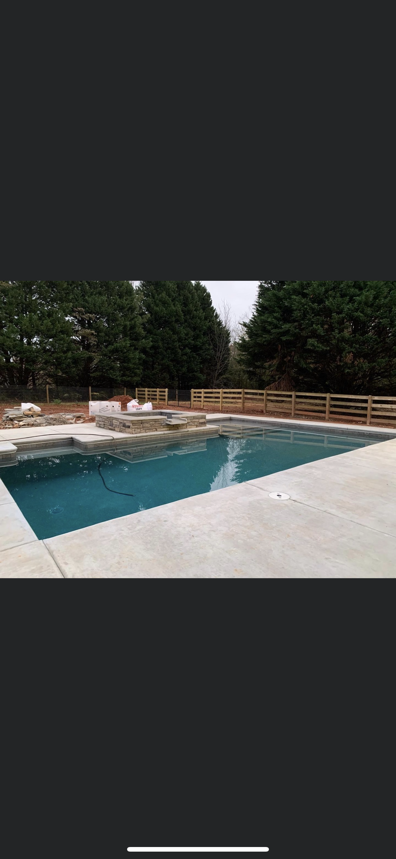 Luxury custom pool with resort-style deck